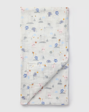 Load image into Gallery viewer, Loulou Lollipop Mini Mathletes Swaddling Blanket
