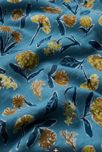 Load image into Gallery viewer, Seasalt Studio Glass 3/4 Sleeve Top Plant Cuttings Cadet
