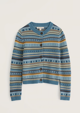 Load image into Gallery viewer, Seasalt Cove Cottage Cardi Carved Relief Cadet Multi
