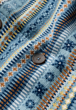 Load image into Gallery viewer, Seasalt Cove Cottage Cardi Carved Relief Cadet Multi
