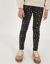 Load image into Gallery viewer, Boboli Floral Print Leggings Dark Grey

