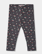 Load image into Gallery viewer, Boboli Floral Print Leggings Dark Grey
