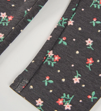 Load image into Gallery viewer, Boboli Floral Print Leggings Dark Grey
