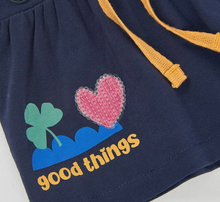 Load image into Gallery viewer, Boboli Applique Print Dress Navy
