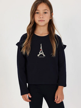 Load image into Gallery viewer, Boboli Eiffel Tower Tee Navy
