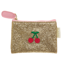 Load image into Gallery viewer, Rockahula Cherry Dreams Glitter Mini Purse
