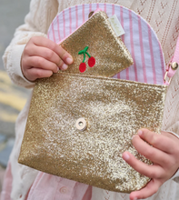 Load image into Gallery viewer, Rockahula Cherry Dreams Glitter Mini Purse
