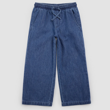 Load image into Gallery viewer, Miles Wide Leg Denim Pant Blue Denim
