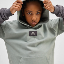 Load image into Gallery viewer, Miles Color Block Hoodie Seafoam
