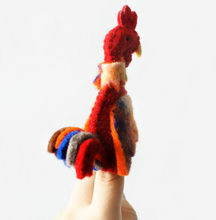 Load image into Gallery viewer, Animal Finger Puppets Felted Wool

