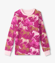 Load image into Gallery viewer, Hatley Galloping Horses Cotton Rib Pyjamas
