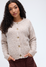 Load image into Gallery viewer, Fig Elora Cardigan Birch Speckles
