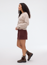 Load image into Gallery viewer, Fig Elora Cardigan Birch Speckles
