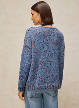 Load image into Gallery viewer, White Stuff UK Texture V Neck Sweater Mid Blue

