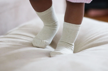 Load image into Gallery viewer, Q is for Quinn Pure No Dye Kids Organic Cotton Socks
