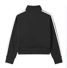 Load image into Gallery viewer, Preppy Goose Misha Zip Track Jacket Black
