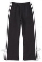 Load image into Gallery viewer, Preppy Goose Paige Relax Fit Sweatpants with Bow Black
