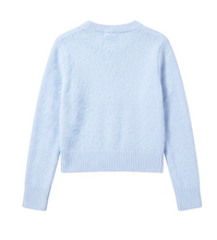 Load image into Gallery viewer, Preppy Goose Gracie Plush Cardigan Blue
