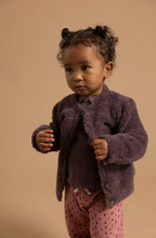 Load image into Gallery viewer, Noppies Plush Baby Cardigan Sparrow
