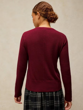 Load image into Gallery viewer, White Stuff UK Lois Cardi Dark Plum
