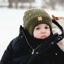 Load image into Gallery viewer, Calikids Soft Texture Knit Tie Hat
