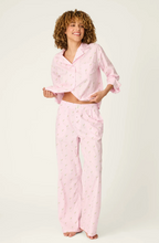 Load image into Gallery viewer, PJ Salvage After Party Poplin PJ Set Pink Pearl
