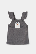 Load image into Gallery viewer, Boboli Penguin Appliqué Jumper, Onesie and Tights
