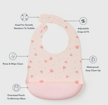Load image into Gallery viewer, Loulou Lollipop Seashells Silicone Bibs
