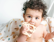 Load image into Gallery viewer, Loulou Lollipop French Breakfast Swaddling Blanket
