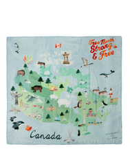 Load image into Gallery viewer, Loulou Lollipop World Map Swaddling Blanket
