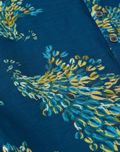 Load image into Gallery viewer, White Stuff UK Annie Jersey Foil Shirt Teal Print
