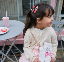 Load image into Gallery viewer, Rockahula Cutesy Bow Stripy Clips
