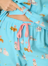Load image into Gallery viewer, PJ Salvage Pampered Cats Flannel Pyjamas

