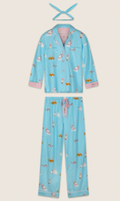 Load image into Gallery viewer, PJ Salvage Pampered Cats Flannel Pyjamas

