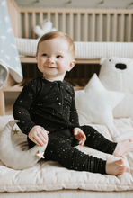 Load image into Gallery viewer, Petit Lem Starry Sky Convertible Sleeper Black
