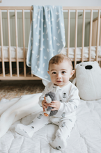 Load image into Gallery viewer, Petit Lem Penguin Print Rib Sleeper
