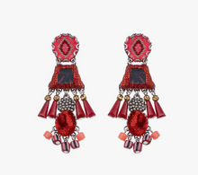 Load image into Gallery viewer, Ayala Bar Crimson Fire, Tuli Earrings
