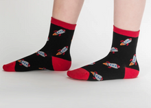 Load image into Gallery viewer, Moon Walk in the Morning Kids Crew Socks 3 Pack
