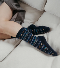 Load image into Gallery viewer, Pokoloko Alpaca Socks Space Blue
