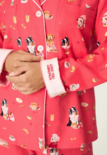 Load image into Gallery viewer, PJ Salvage Dogs Who Brunch Flannel Pyjamas
