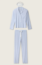 Load image into Gallery viewer, PJ Salvage Modal Basics Blue Star Print PJ Set
