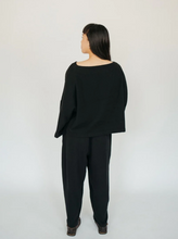 Load image into Gallery viewer, Pokoloko Loft Cotton Crop Bell Sleeve Top
