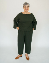 Load image into Gallery viewer, Pokoloko Loft Cotton Crop Barrel Pant
