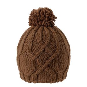 Ambler Tracks Pom Cable Beanie