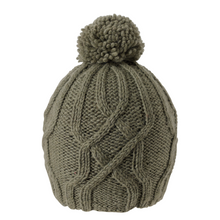 Load image into Gallery viewer, Ambler Tracks Pom Cable Beanie
