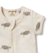 Load image into Gallery viewer, Wilson and Frenchy Tiny Turtle Shortie Playsuit
