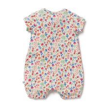 Load image into Gallery viewer, Wilson and Frenchy Crinkle Henley Shortie Playsuit
