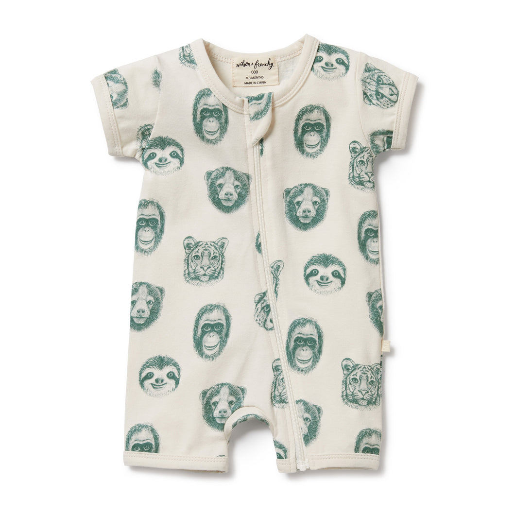 Wilson and Frenchy Hello Jungle Shortie Playsuit