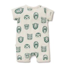 Load image into Gallery viewer, Wilson and Frenchy Hello Jungle Shortie Playsuit
