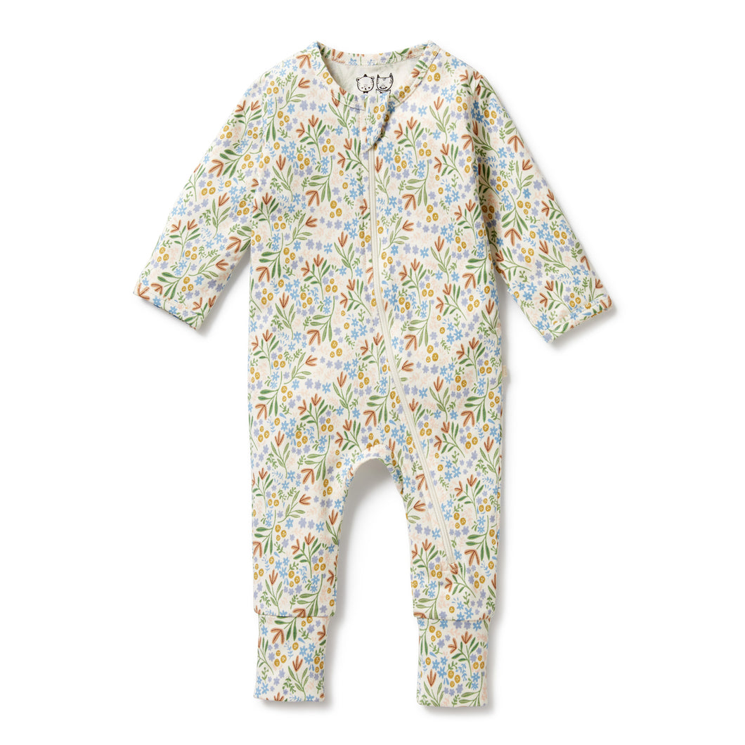 Wilson and Frenchy Tinker Floral Organic Cotton Playsuit